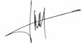 signature du gérant