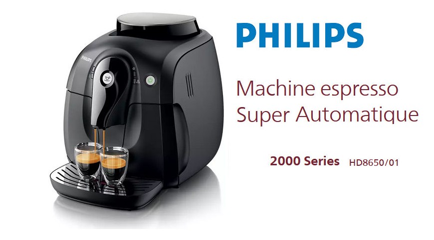 Cafetière Philips serie 2000 Pure HD8650/01 : caractéristiques